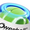Powerball Lightning Blue, gyroskopischer Handtrainer mit blauem Lichteffekt, transparent-blau, das