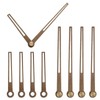 QUARKZMAN Set of 5 Wooden Clock Hands, Walnut Wood Clock