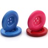 Multicolor Resin Buttons - Round 4 Holes, Various Sizes (Red,