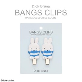 Shobido MF34959 Miffy Dick Bruna Hair Accessories Goods Bangs Clip < Blue