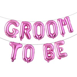 Bachelor Party Decorations - Stag Night & Groom To Be Supplies (Rose Red)