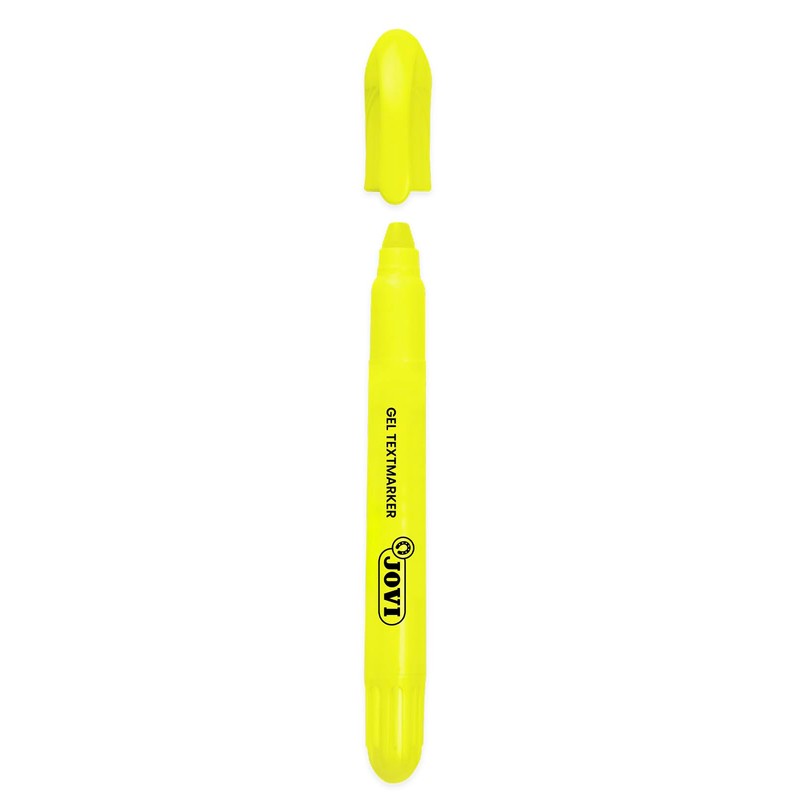 Jovi Case, 12 Markers with Gel – Yellow (1817)