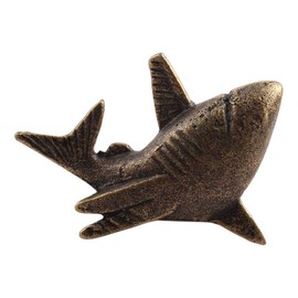 Indian Shelf 6 Piece Shark Fish Antique Iron Nursery Kids Drawer Knobs for Kitchen Cabinet Hardware Door Pulls Decorative Dresser Knobs Premium Elegance