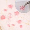 2pcs Transparent Flower Nail Molds, Silicone 3D Flowers Nail Charm