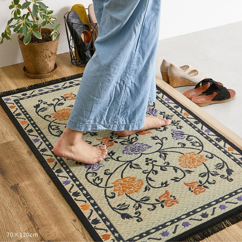 Ideas 29003494 Japanese Grass Entrance Mat (Lined), Approx. 11.8 x