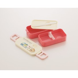 Skater YZW3 2-Tier Lunch Box, 20.3 fl oz (600 ml), Sumikko Gurashi, Ohya no Sumi de Tabibun, Made in Japan