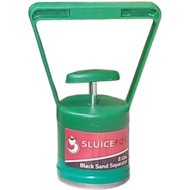 Sluice Fox Magnetic Pickup Tool; Black Sand Gold Separator; Hand held Gold Prospecting Tool; Essential Tool for Gold panning kit; Separating Gold from Pay Dirt - Choose Your Size! 35 lb Black