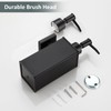 DAZI Soap Dispenser, Black, Refillable Wall Soap Dispenser, Premium Aluminium