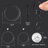 Titanium Keychain Clip with Key Rings, Titanium Quick Release Keychain
