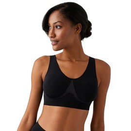 Wacoal womens B-smooth Bralette bras, Black, 38 US