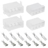 ECSiNG 2 Sets Car Connector Housing 6.3 mm 8 Pin
