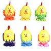By Robelli 6pc 10cm Easter Egg Bonnet Shabby Chic Hanging
