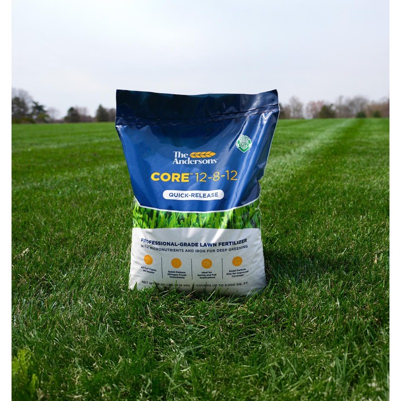 The Andersons Core 12-8-12 Professional-Grade Quick-Release Lawn Fertilizer - 18