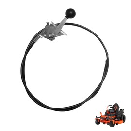 superbobi 055-8020-00 Throttle Cable Fit for Bad Boy ZT Elite Mowers 055802000 52-1/2" Cable Length, 50" Conduit Length