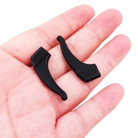 15 pairs of glasses ear grips, anti-slip elastic comfort glasses holder, anti-slip glasses protection (white)