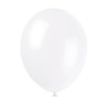Unique Party 56842 - 12" Latex Linen White Balloons, Pack