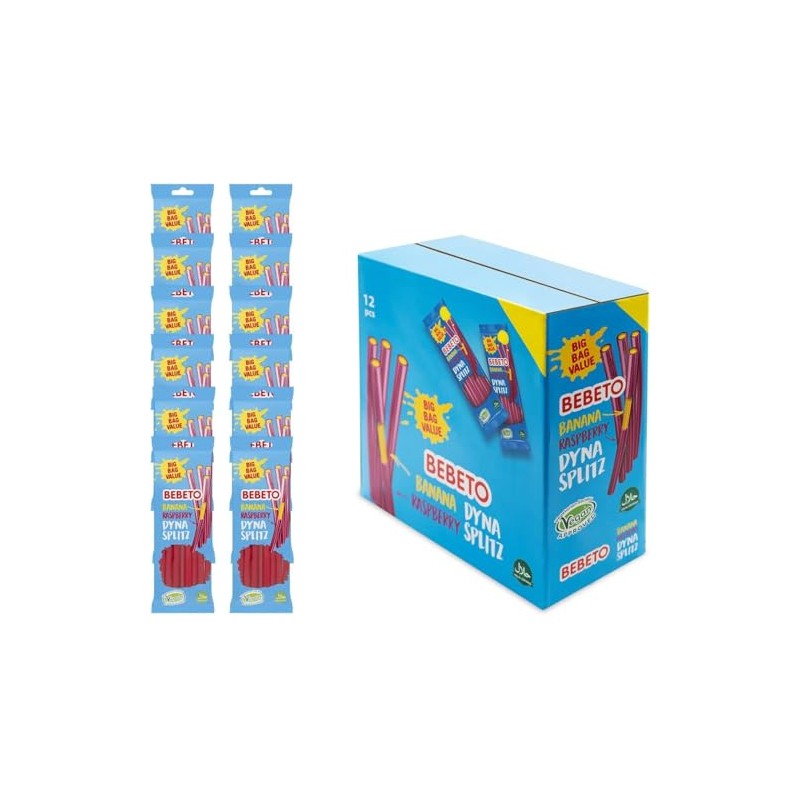 Vellomart (Bebetoo) Banana Raspberry Pencil 200g x 12 – Fruity
