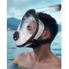 Zacsync Snorkel Set Adult Full Face Snorkel Mask, Masque De