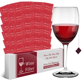 WEESIGEI Wine Filter Sulfite Purifier: Wine Filters Remover Histamines Sulfite - Alleviates headaches Prevent Wine Sensitivities (36 Packs)
