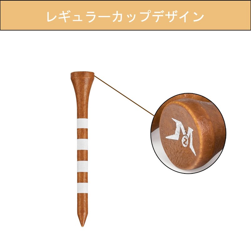 MAZEL Golf Tees Wood Tees Long Tees 70mm/83mm (Pack of