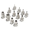 12 Piece Heat Gun Nozzle Set for 850 Hot Air Station - Durable Steel Material, Various Sizes and Shapes - Essential Accessories for Repair and Soldering Professionals