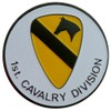 First Cavalry Division Golf Ball Marker with USA (Round) Hat