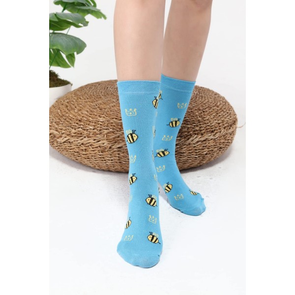 Socks Tunnel Ladies Funny Colourful Animal Cotton Socks - Cat