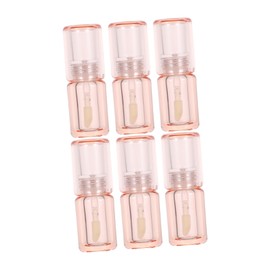 FOMIYES 6pcs Mini Lip Gloss Tubes with Wand 3.4ml Lip Gloss Tubes Clear Refillable Empty Cosmetic Sample Containers for DIY Lipstick Balm Supplies