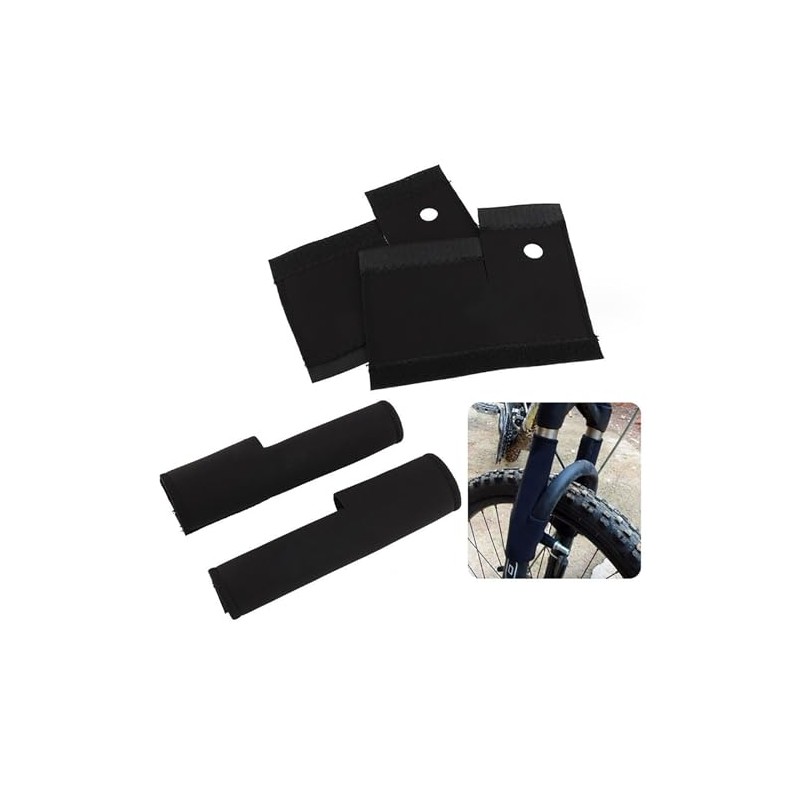 1 Pair Fork Mountain Bike Protective Cover Frame Bicycle Sleeve
