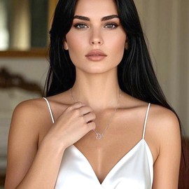 Double Heart Pendant Necklace, Silver Plated Chain, Cubic Zirconia Crystal Inlay