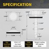 Metal Roofing Screws #10 x 1-1/2", 300 PCS, FIXLINK RUSPERT