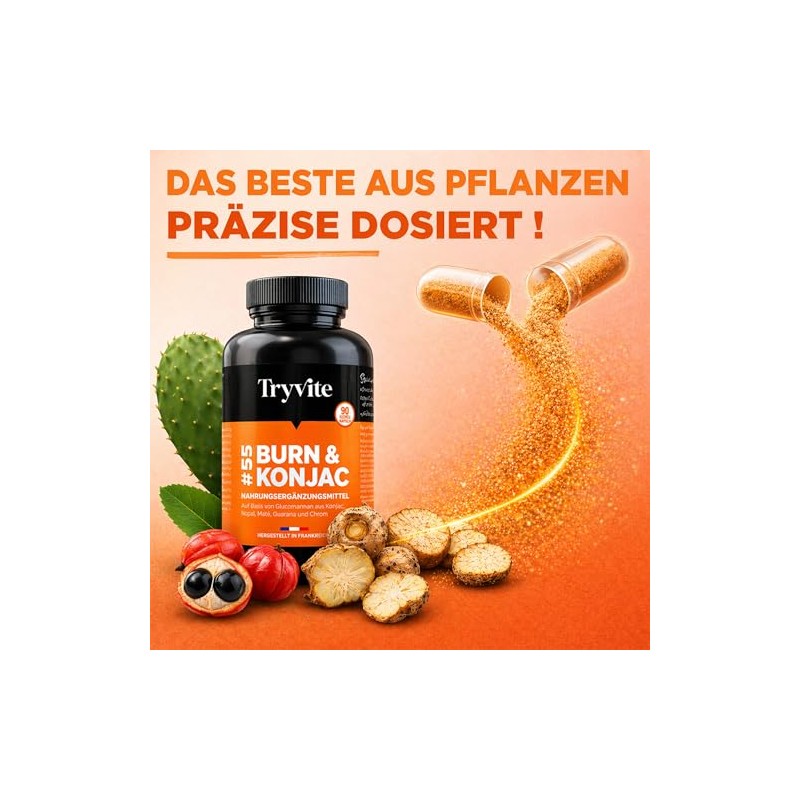 Tryvite Konjac Active — Plant Complex with Konjac, Nopal, Mate,