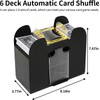 Ni-SHEN 6 Decks Automatic Card Shuffler USB/Battery Operated Electric Shuffler