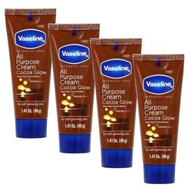 Vaseline Multipurpose Glow Butter 4 Pack 41 Oz 4 FL Tubes / 바셀린 다목적 글로우 버터 4팩 41 Oz 4개 FL 튜브