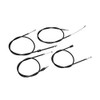 AKF Bowden Cable Set for Simson S50 Models from 10/76