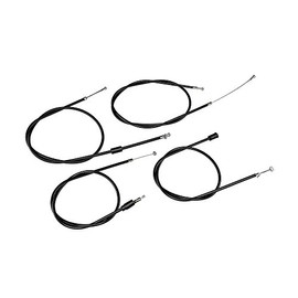 AKF Bowden Cable Set for Simson S50 Models from 10/76 Onwards Black