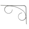Rubbermaid 1877643 Decorativo, Soporte para Estante, Ola, Níquel Satinado, Wave,