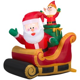 Gemmy Inflatables Santa with Sleigh