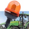 LED Beacon Warning Signal Light Amber Truck Rotating Flash Emergency