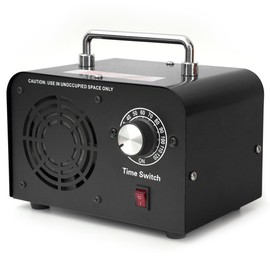 AIIKEE Commercial Ozone Machine 30,000mg/h, Industrial High Capacity of Multipurpose Ozone Purifier with Carry Handle for Home, Bar, Farm and Restaurant Black