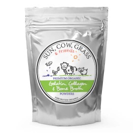 Sun Cow Grass Chicken Bone Broth Collagen Powder - Pure & Organic - Free-Range (300g)