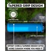 Peaty's Monarch Grips - Grey/Knurl/Thin - Race Control, Durable, Ergonomic