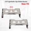 50Pcs T8 LED Light Bulbs Clips Holder Bracketr for Lamp