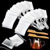 Worldity 1000 bolsas de té desechables para té de hojas
