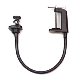 BerryBase Flexible Gooseneck Tripod with Table Clamp 40 cm Black