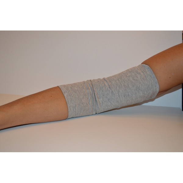Picc Line Cover Sleeve Bamboo (Gray, Medium)
