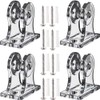 Roller Shade Clear Saftey Cord Guide 4 pcs Clip Fixation