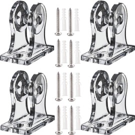 Roller Shade Clear Saftey Cord Guide 4 pcs Clip Fixation for Blinds Bead Chain