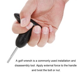 Ejoyous Golf Driver Tool, Golf Spike Key Golf Driver Wrench Golf Torque Wrench Golf Shaft Screwdriver Adapter Tool Replacement Tool for Leisure Sports Golf