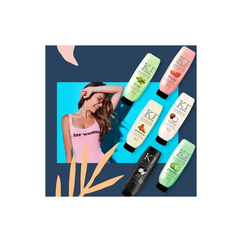Exfoliante Facial Y Corporal En Gel Kj Con Extracto Natural